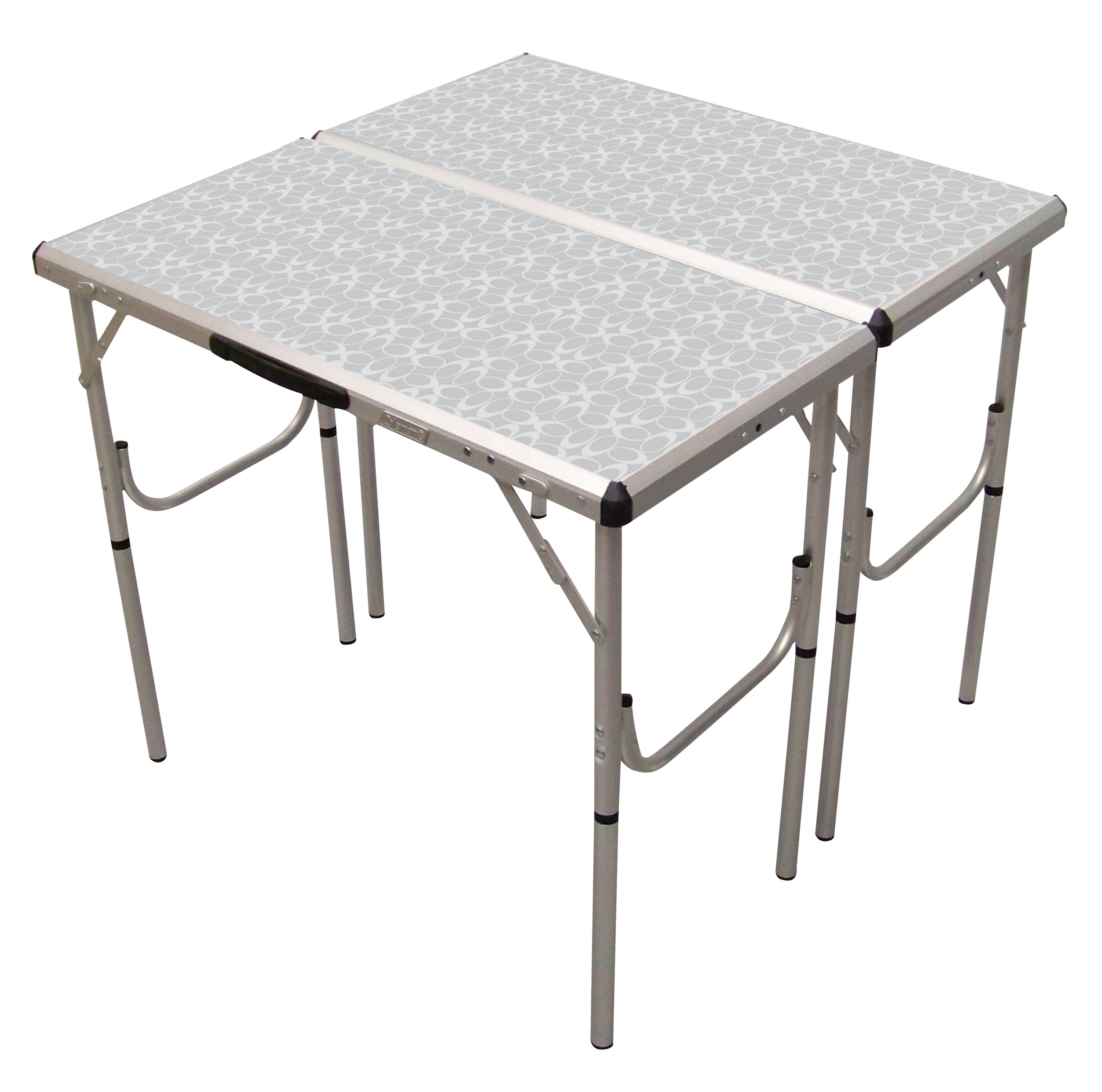 Fold out camping table and online chairs